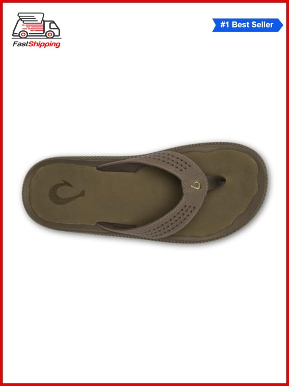 ✨ OluKai Ulele Men's Water Resistant Beach Flip Flop Sandals - Picture 5 of 6